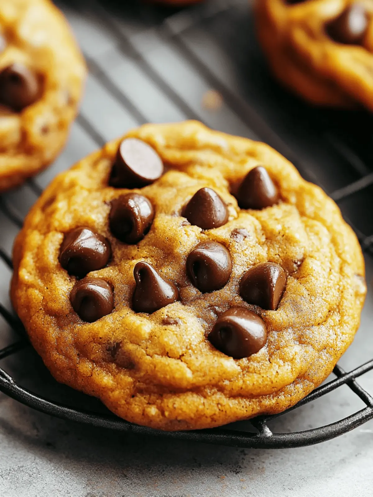 Pumpkin-Spiced Chocolate Chip Cookies