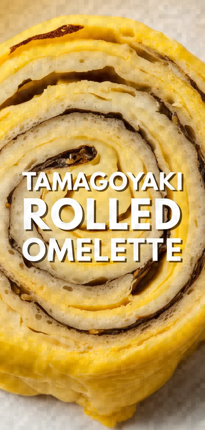 Tamagoyaki Rolled Omelette with Dashi and Soy