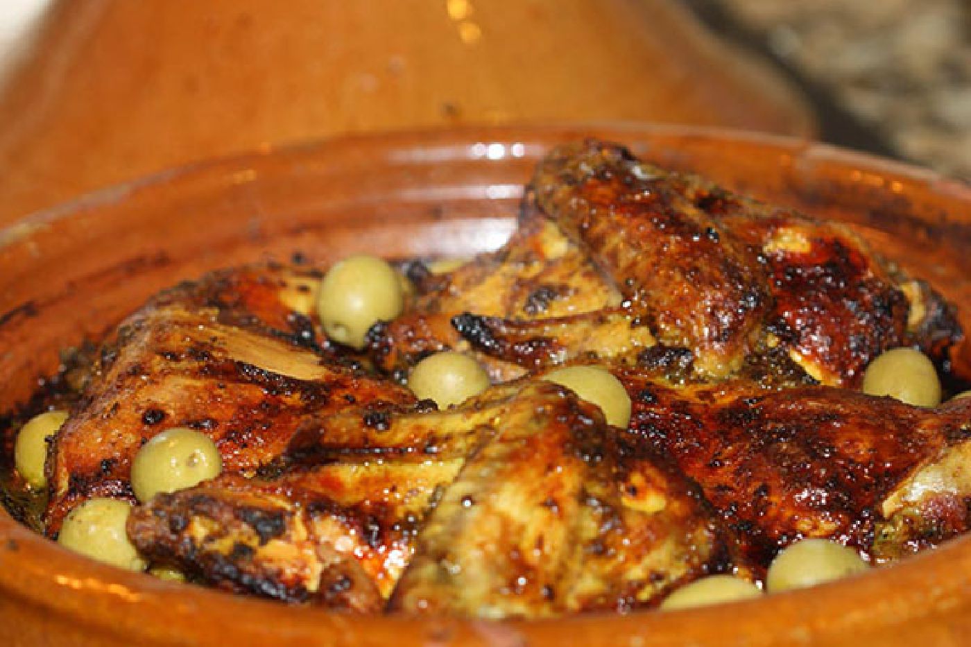 Authentic Moroccan Chicken Tagine with Prunes