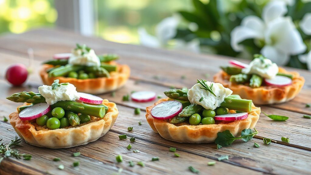 Spring Veggie Tartlets