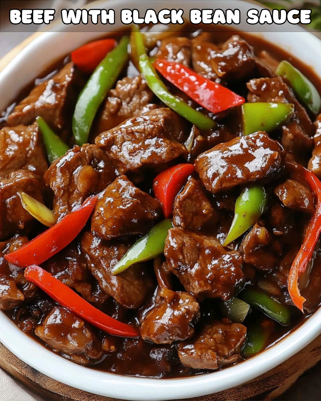 Stir-Fried Beef with Black Bean and Garlic Sauce