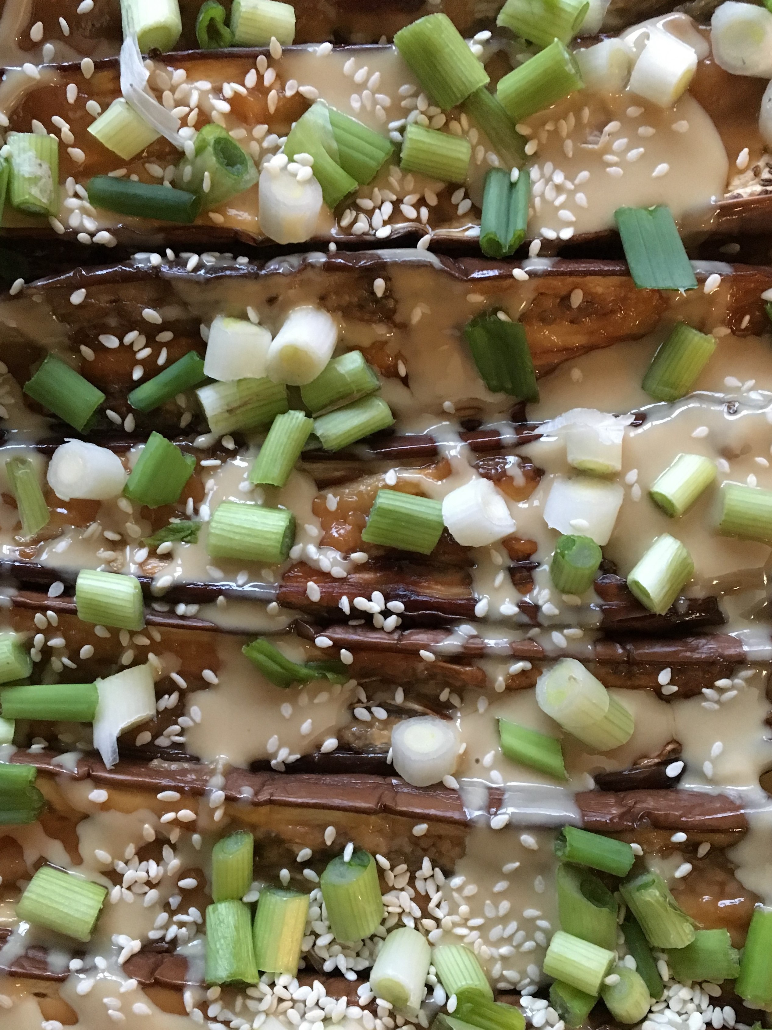 Miso-Glazed Eggplant with Toasted Sesame and Scallions