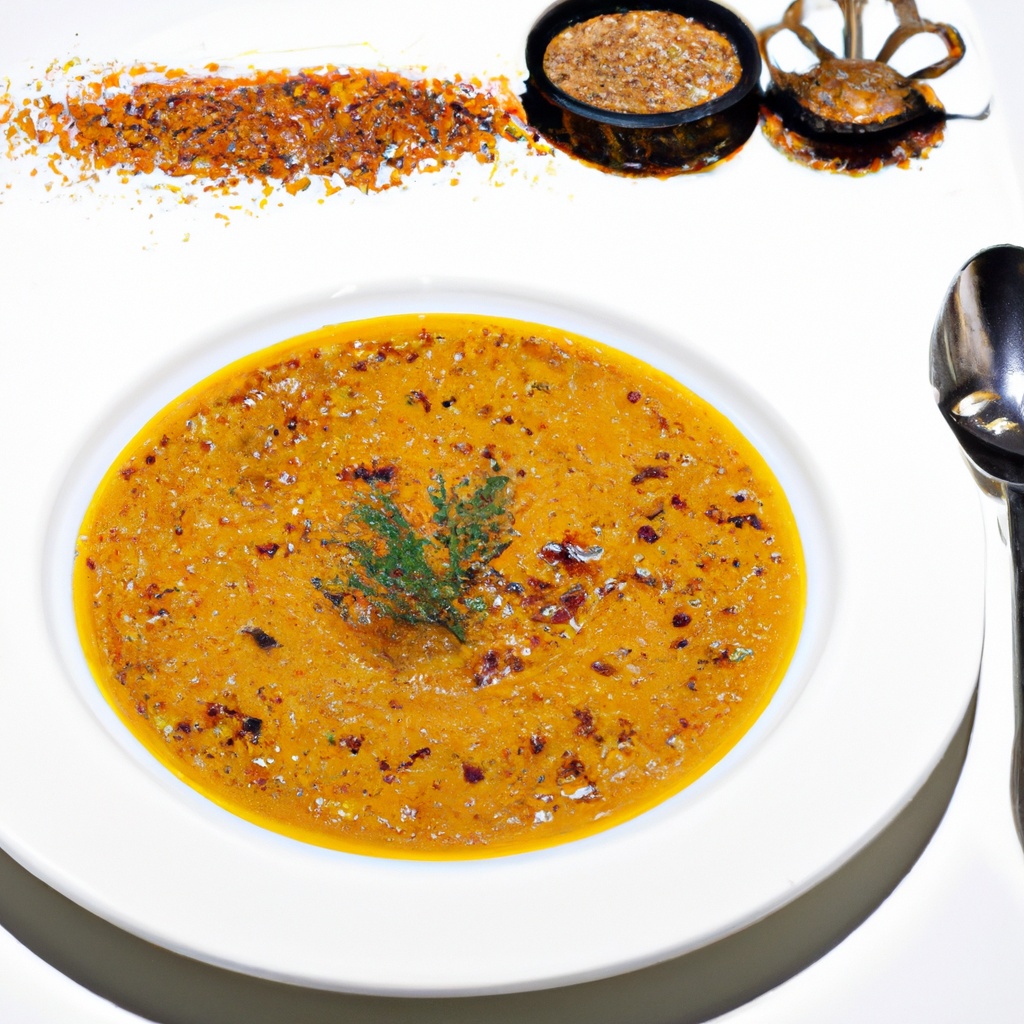 Spiced Bengali Lentil Soup with Turmeric and Mustard