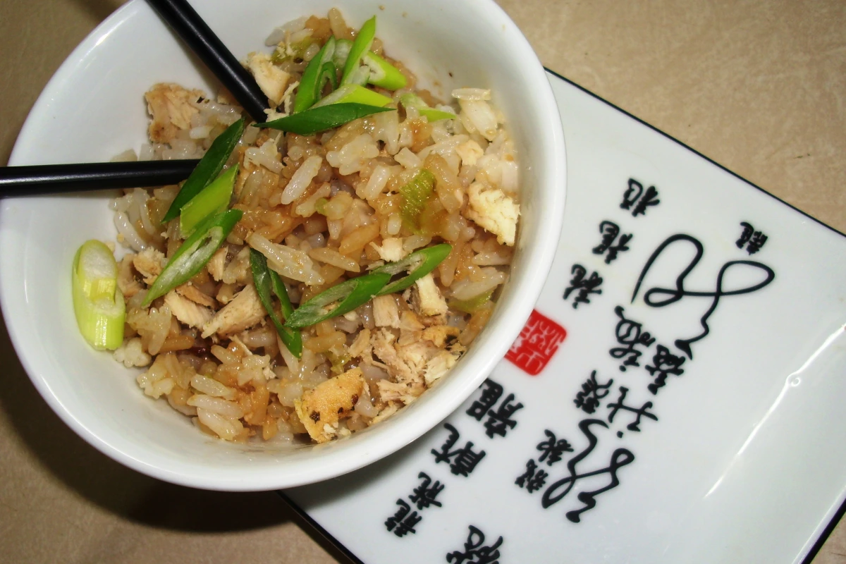 Stir-Fried Pork with Garlic and Chili on Street-Style Rice