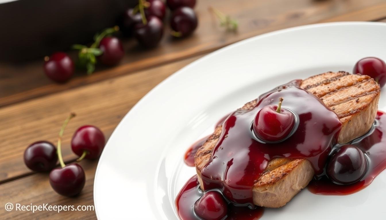 Pan-Seared Duck Breast with Black Gum Berry Sauce