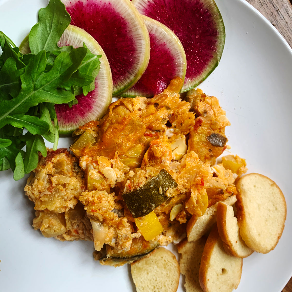 Layered Mediterranean Vegetable Bake
