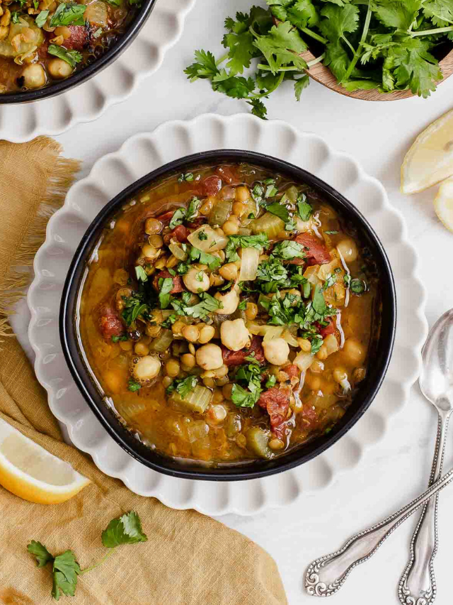 One-Pot Moroccan Chickpea and Vegetable Stew