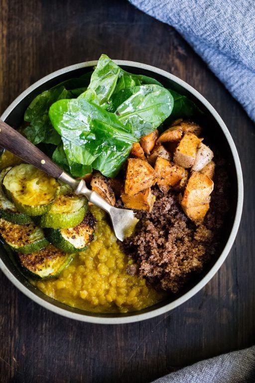 Ethiopian-Inspired Spiced Vegetable Stir-Fry with Berbere and Injera Croutons
