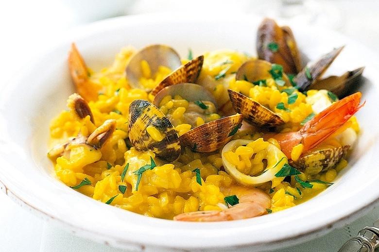 Saffron Seafood Risotto