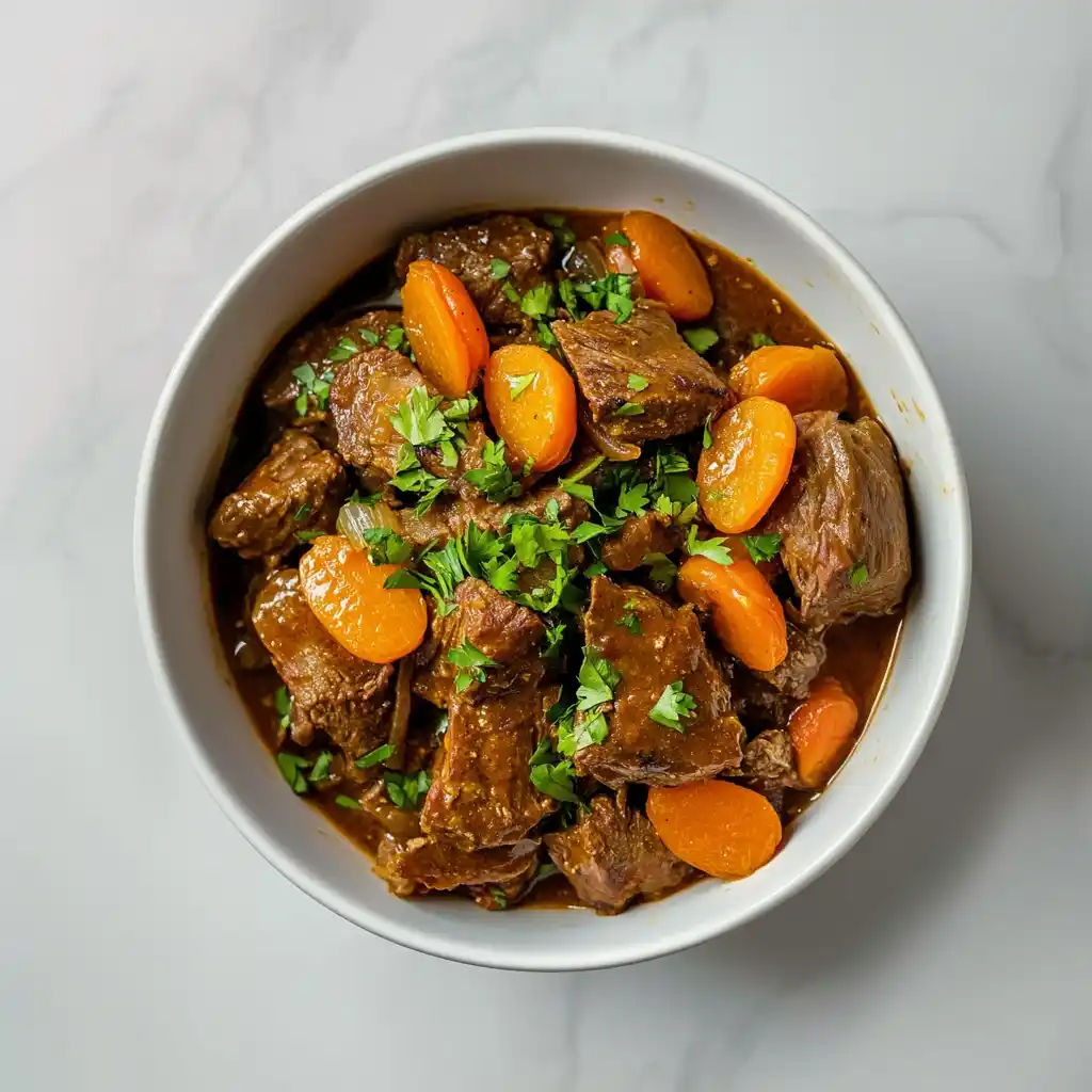 Slow Cooker Moroccan-Spiced Lamb Tagine with Apricots