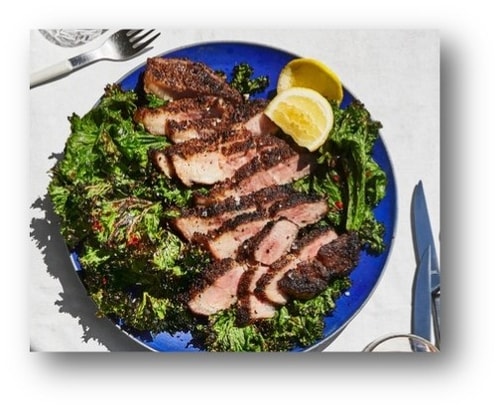Grilled West Baltimore-Style Pork Shoulder with Mustard Glaze