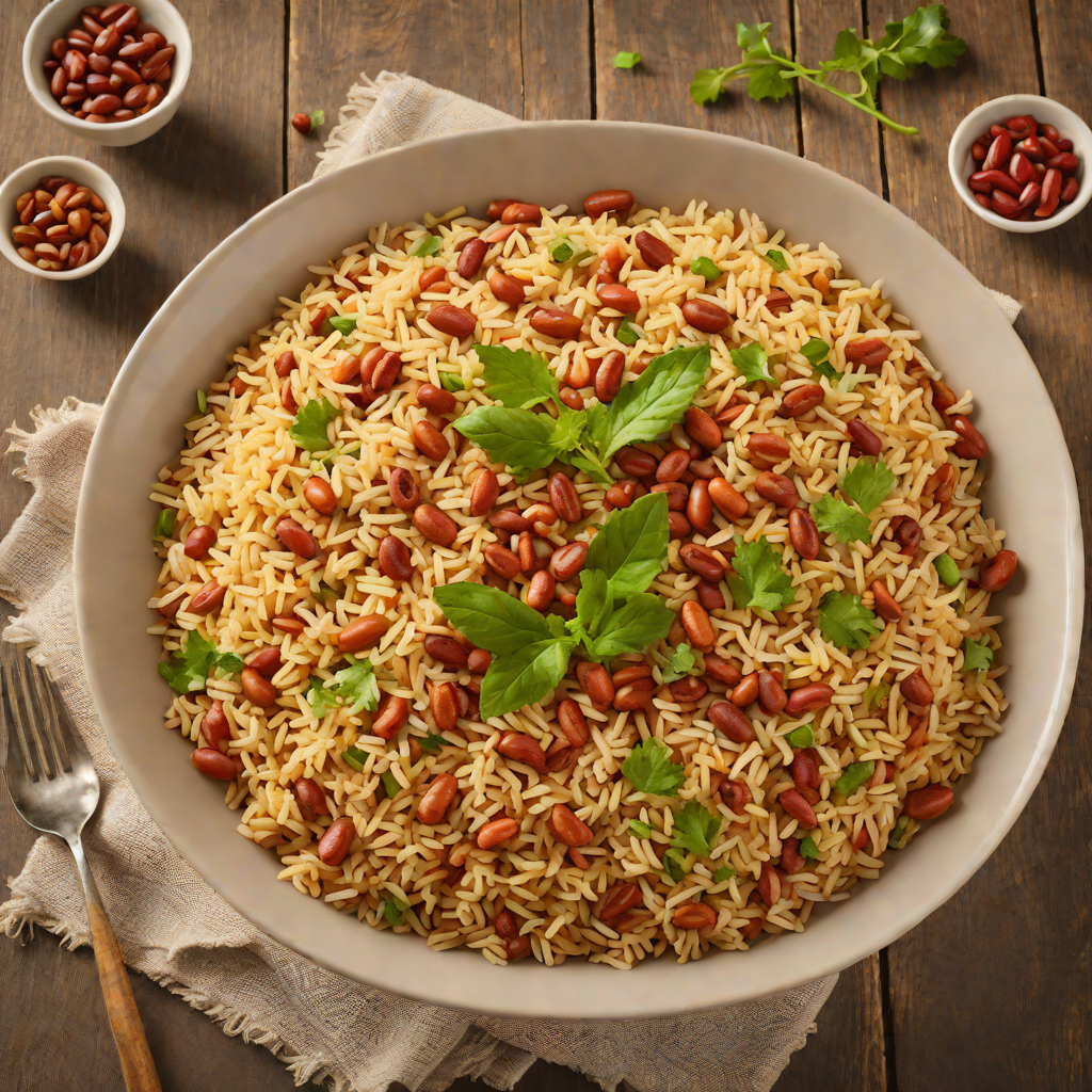 Arroz con Gandules (Rice with Pinto Beans)