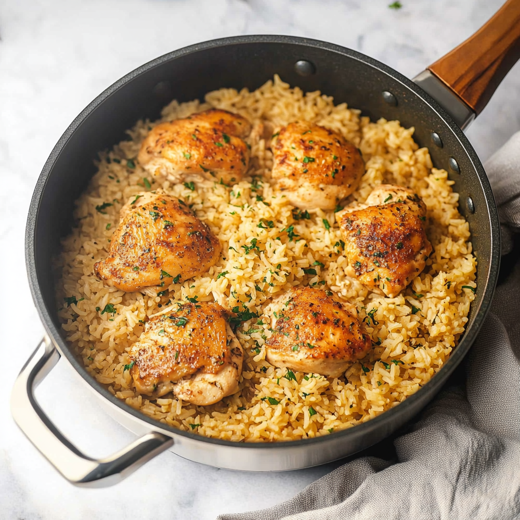 One-Pot Chicken and Vegetable Rice Pilaf