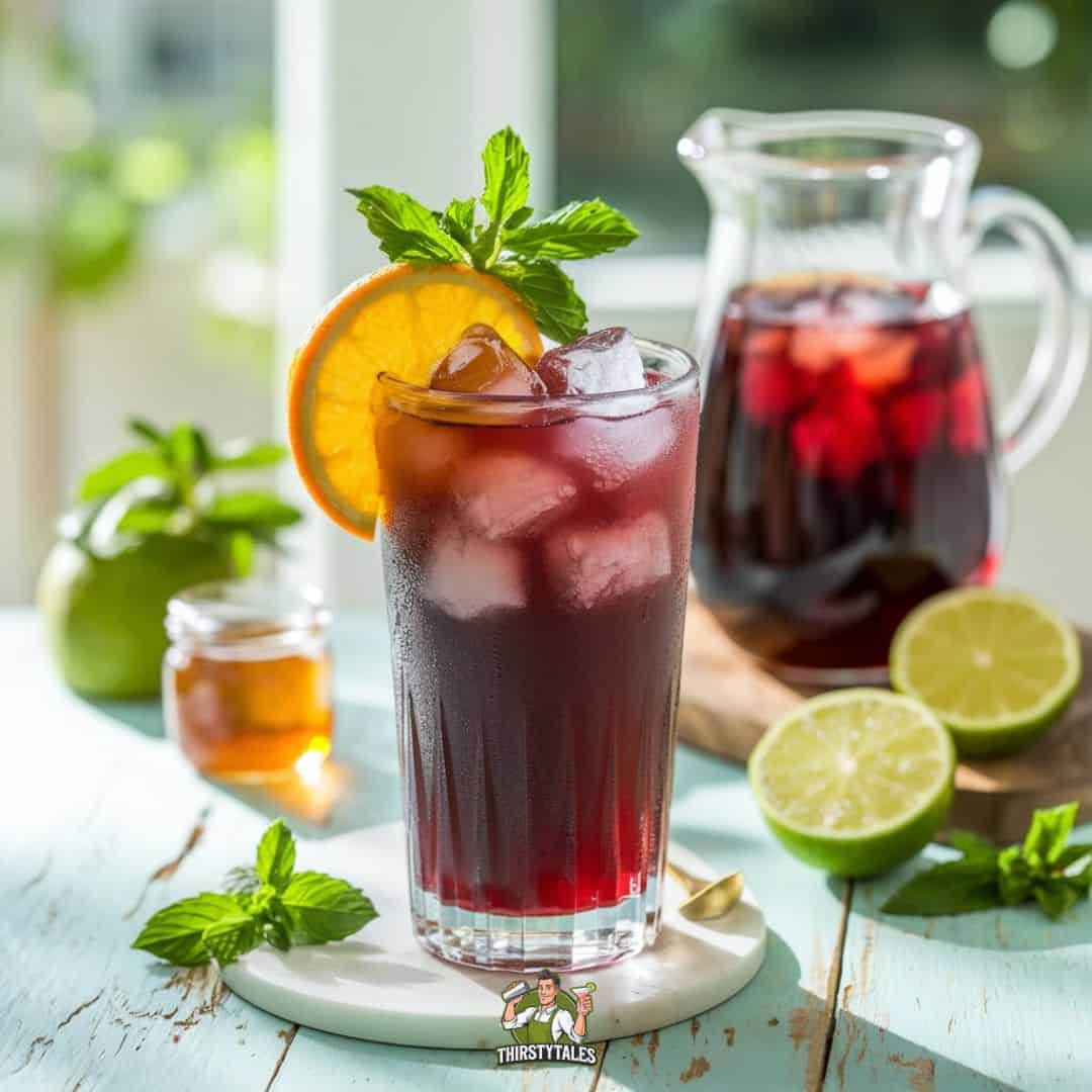 Hibiscus Iced Tea Cocktail