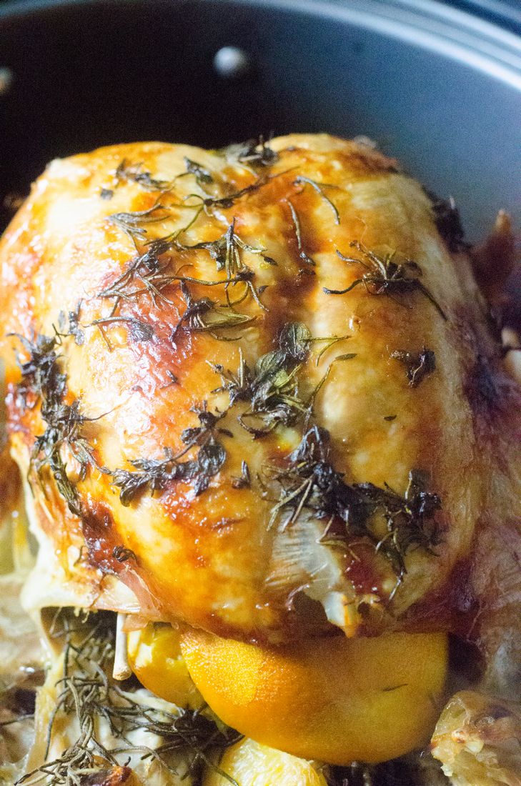 Roasted Herb-Crusted Turkey with Citrus Glaze
