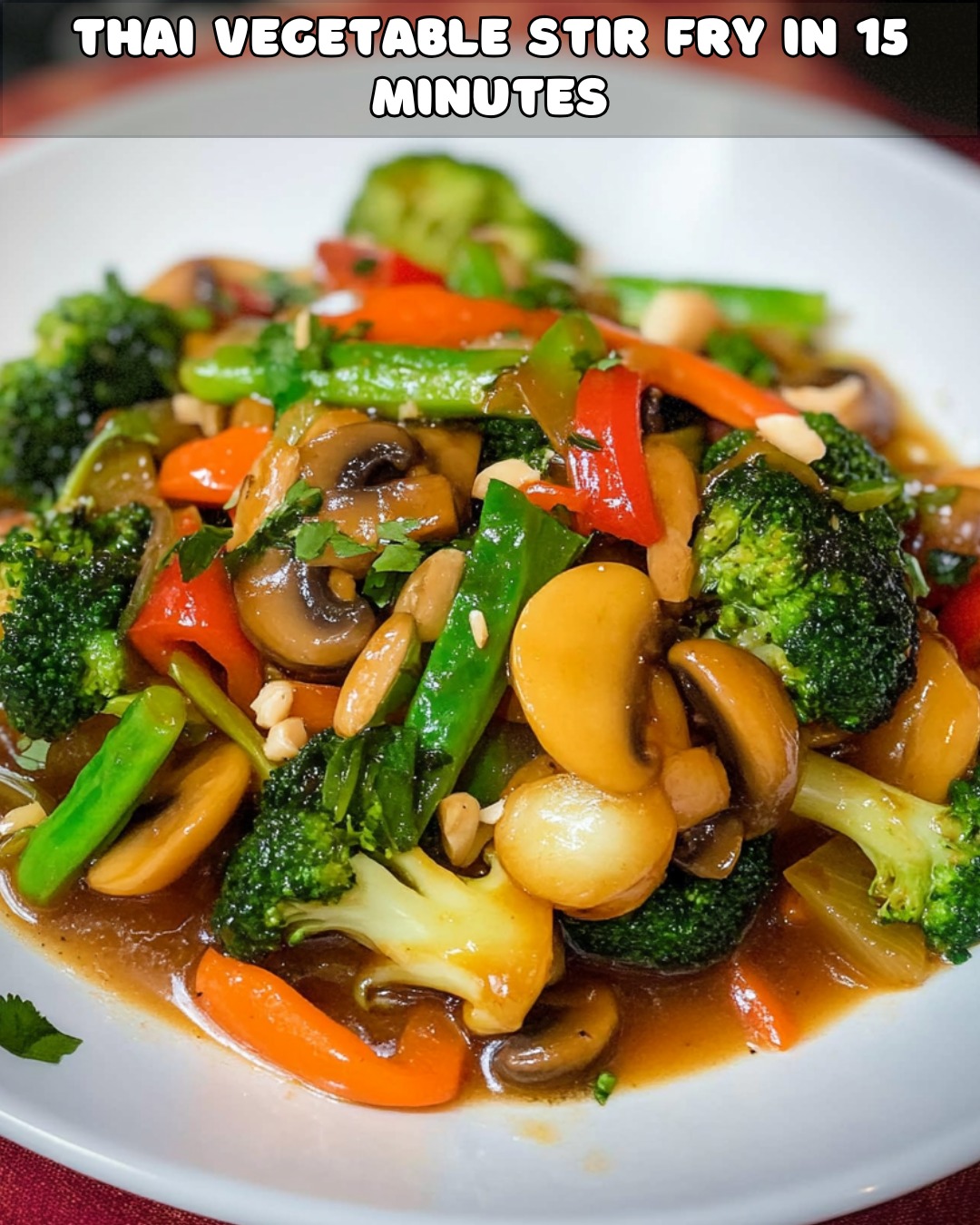 Vegetable Stir-Fry with Ginger and Garlic Soy Sauce