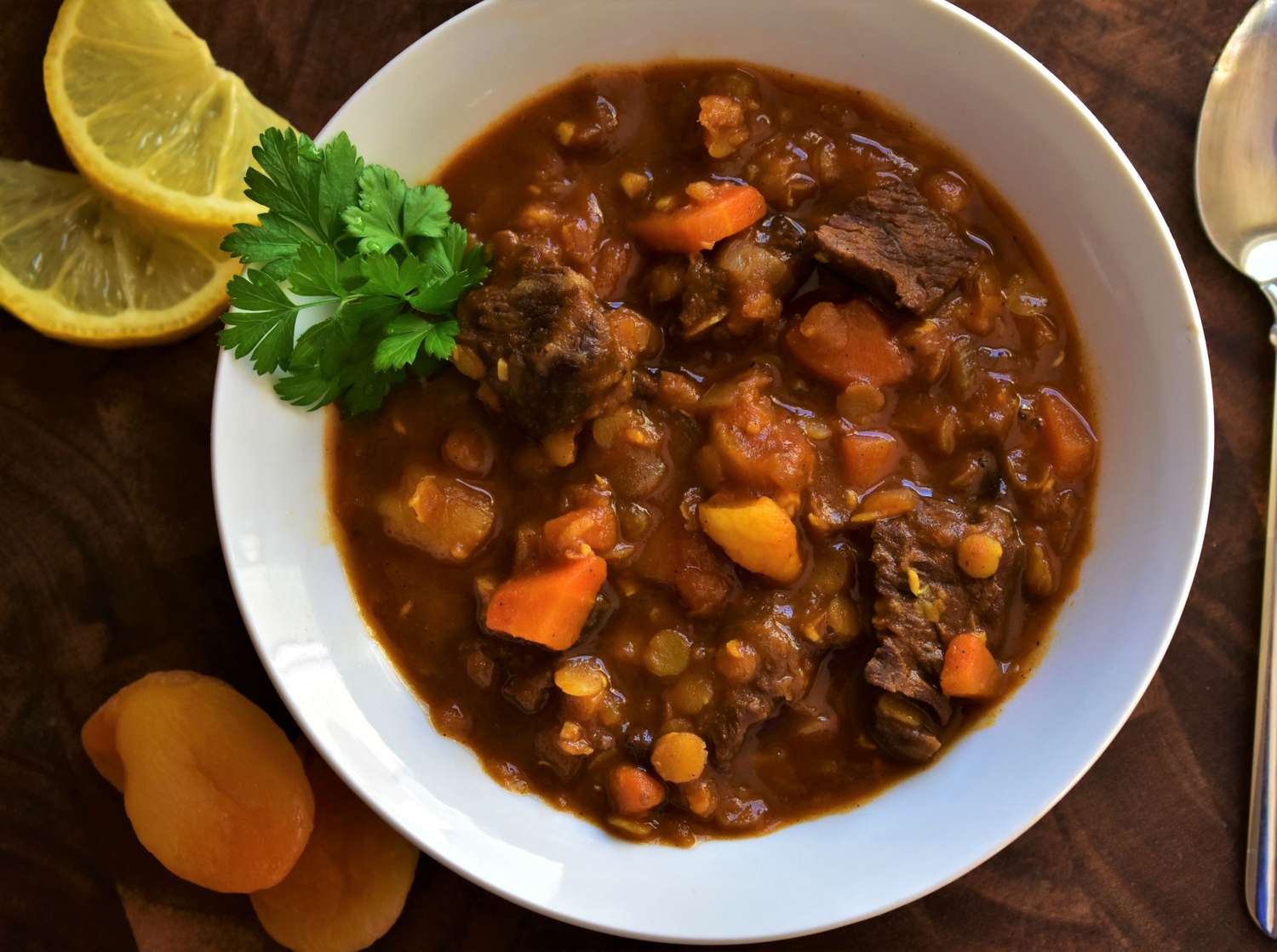 Slow Cooker Moroccan-Spiced Beef Stew with Root Vegetables