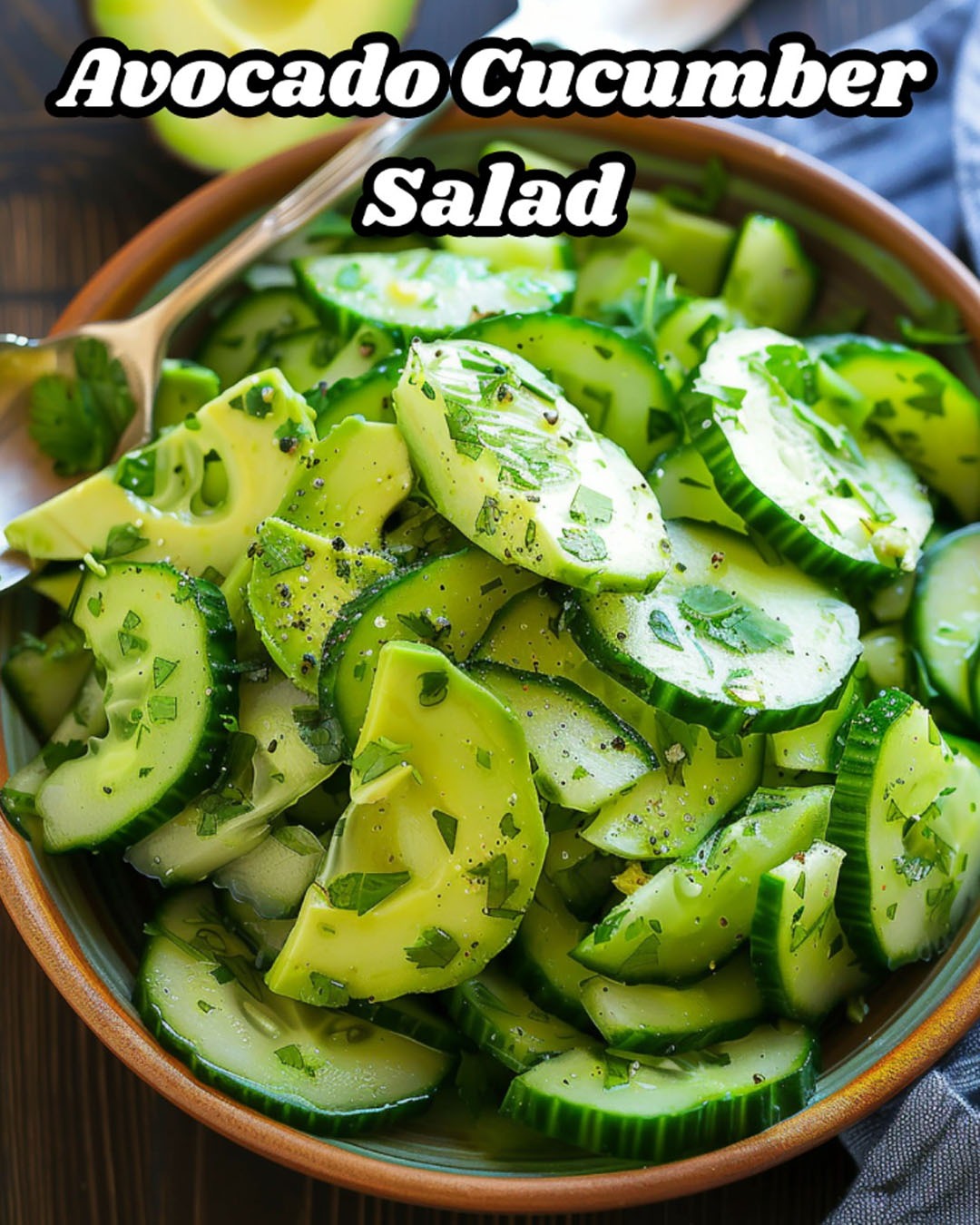 Avocado-Cucumber Salad with Citrus Vinaigrette