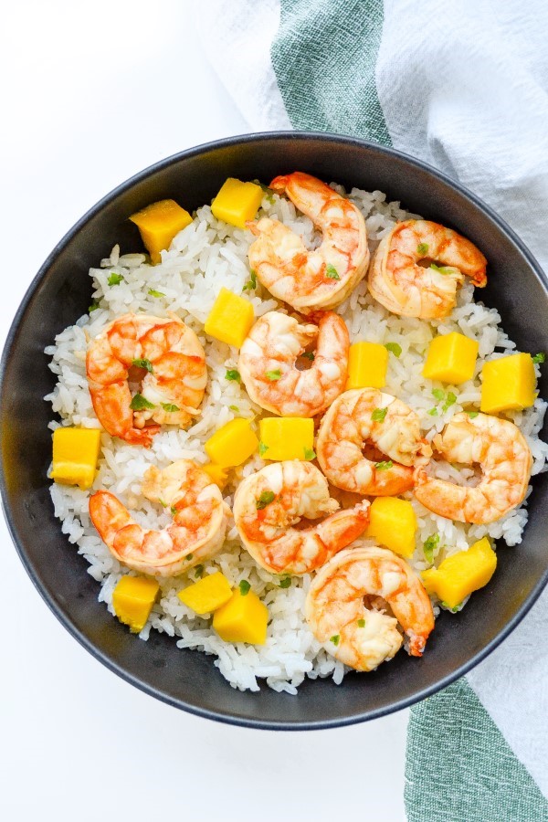 Sautéed Garlic Shrimp with Zesty Lime Rice