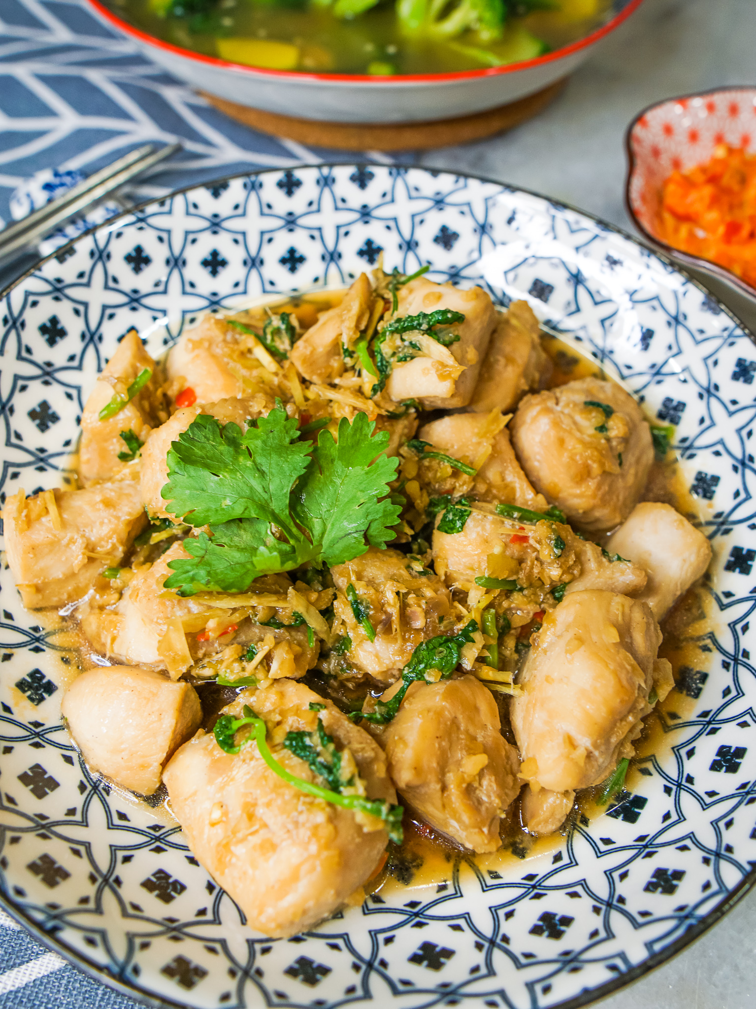 Stir-Fried Lemongrass Chicken with Garlic and Chili