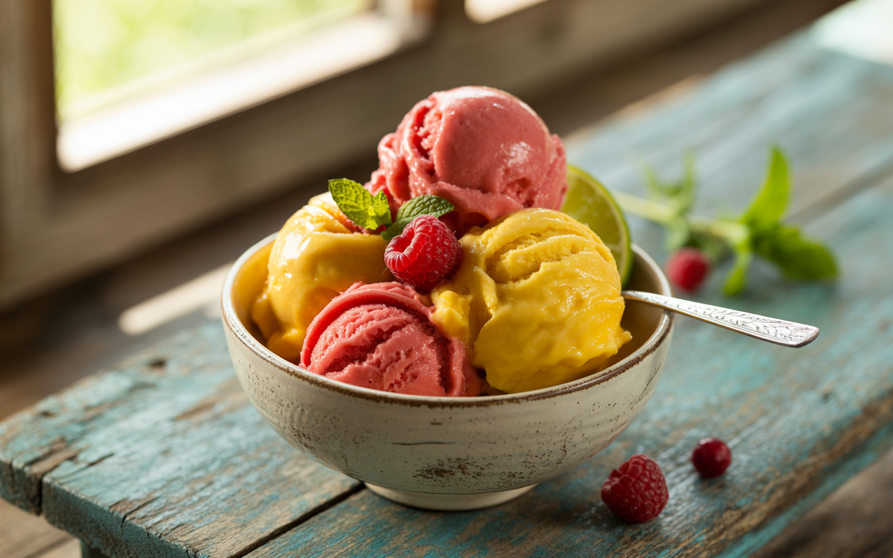Fun Fruity Sorbet