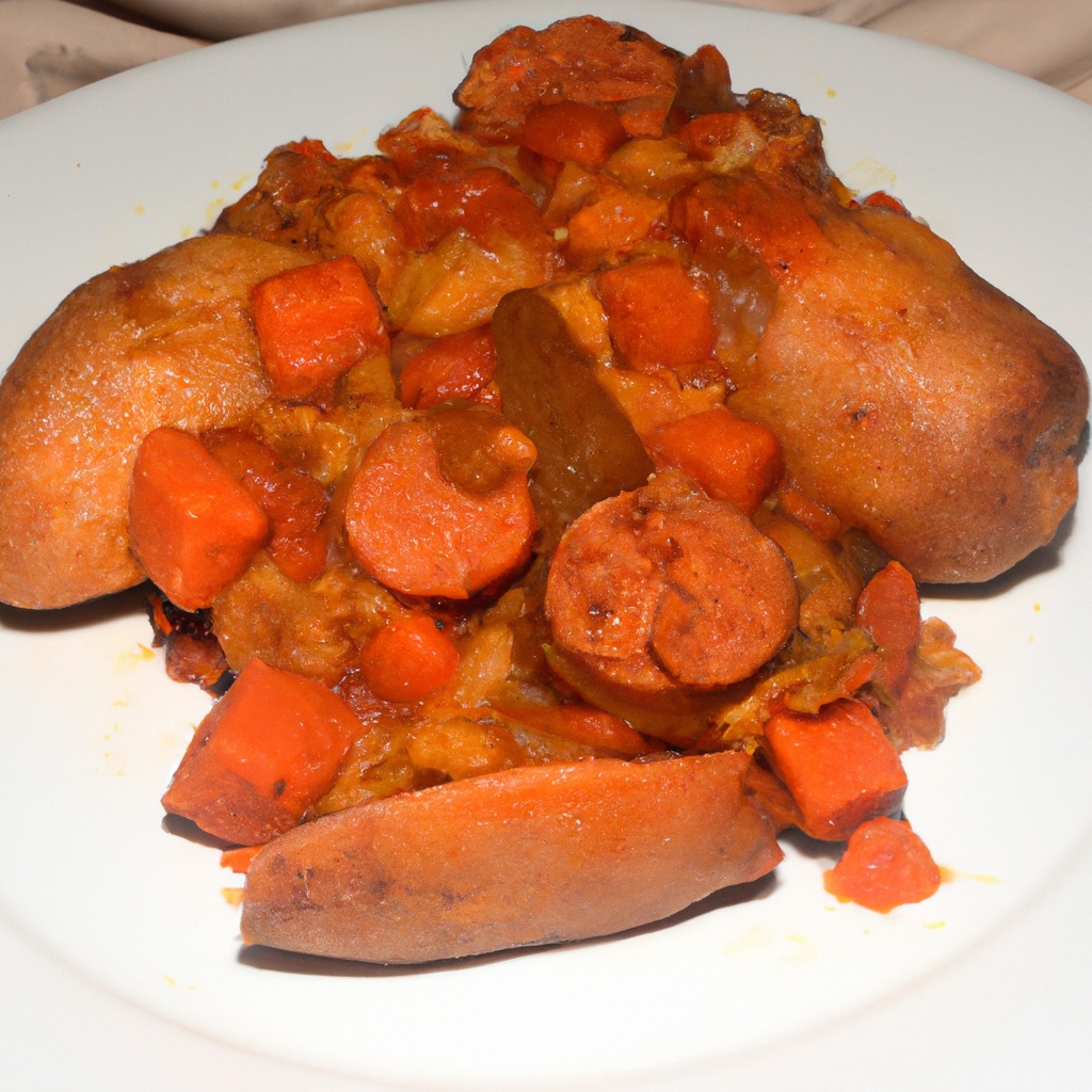 Spiced Caribbean Chicken Stew with Sweet Potatoes