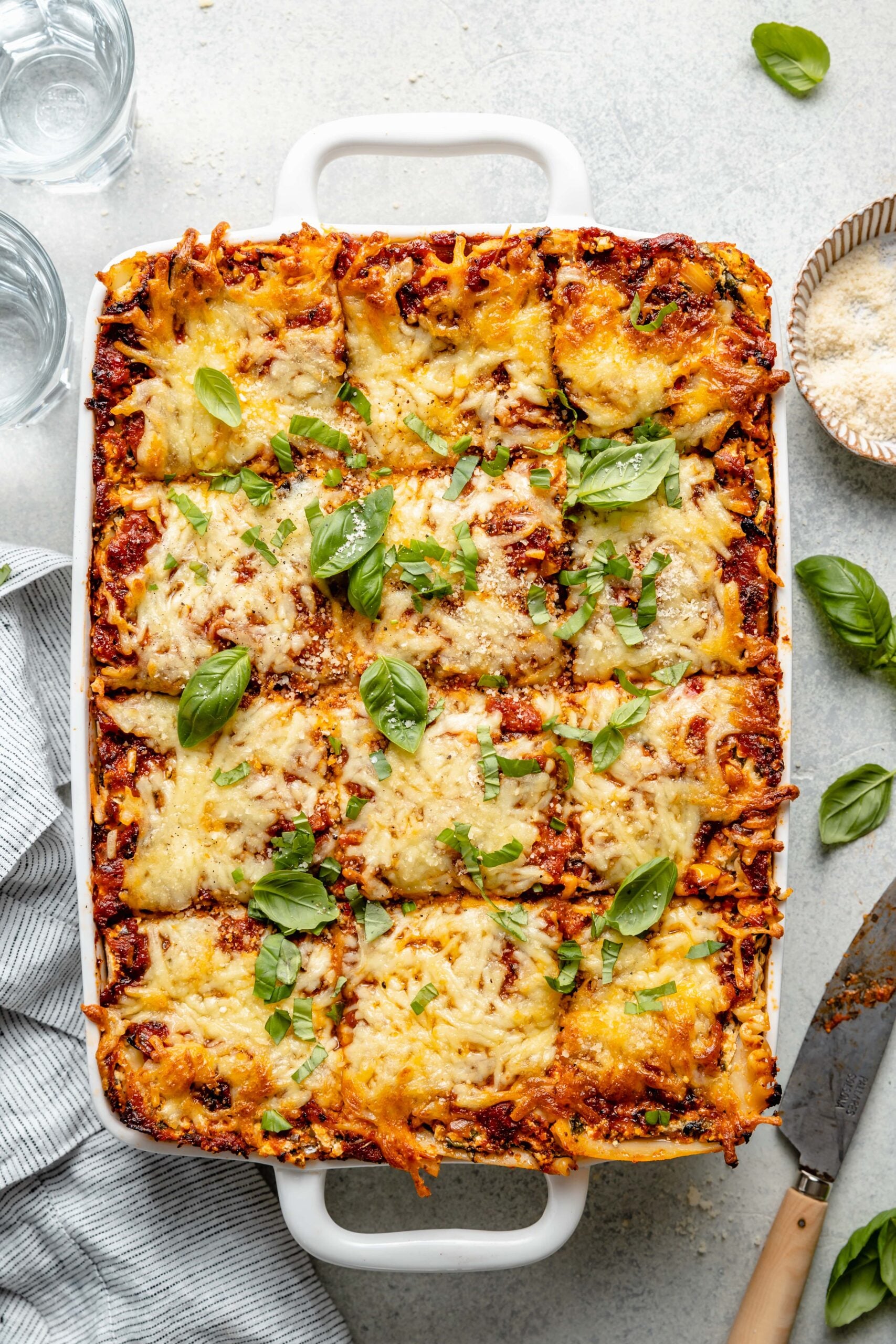 Roasted Vegetable Lasagna with Cashew Cream