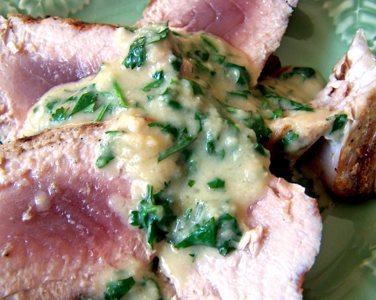 Seared Tuna Nigiri with Wasabi-Soy Glaze