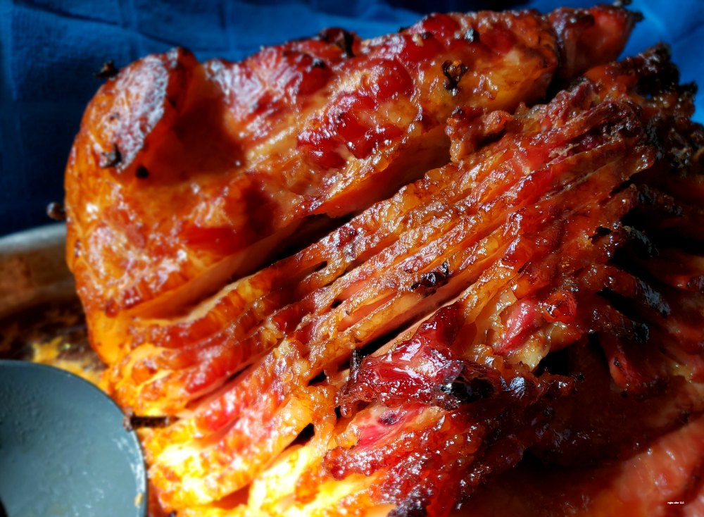 Spiced Honey-Glazed Ham with Orange and Clove