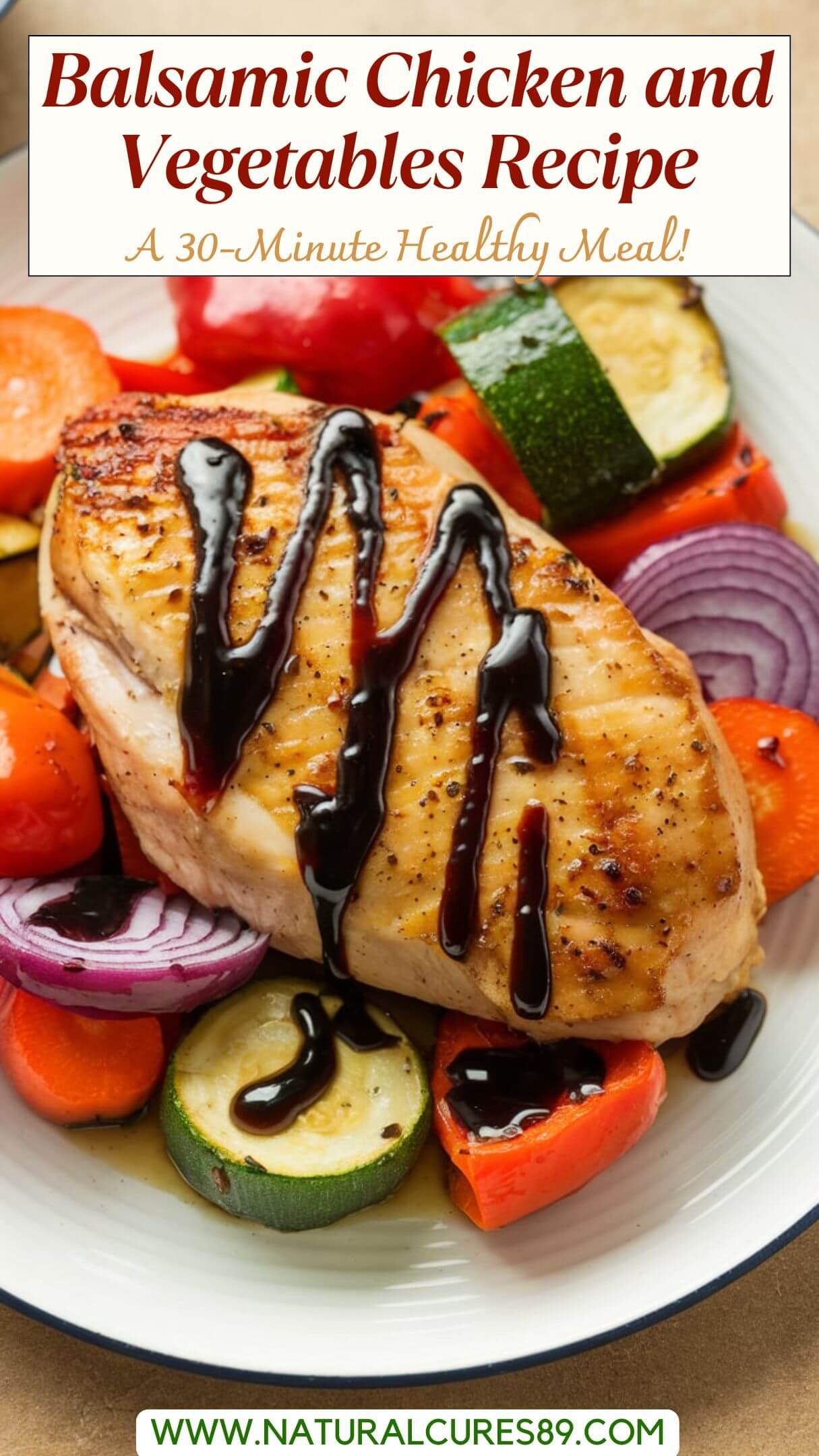 One-Pan Balsamic Chicken with Roasted Vegetables