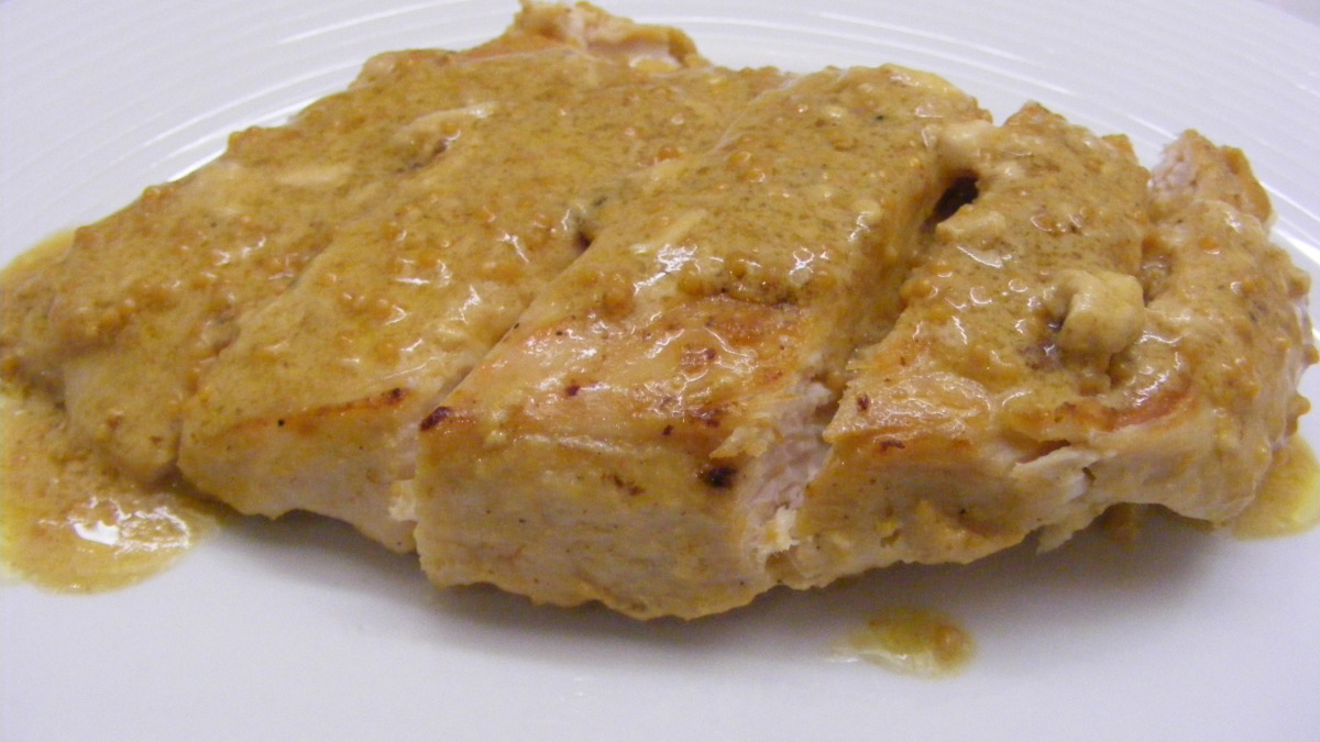 Pan-Seared Chicken with Citrus-Mustard Glaze