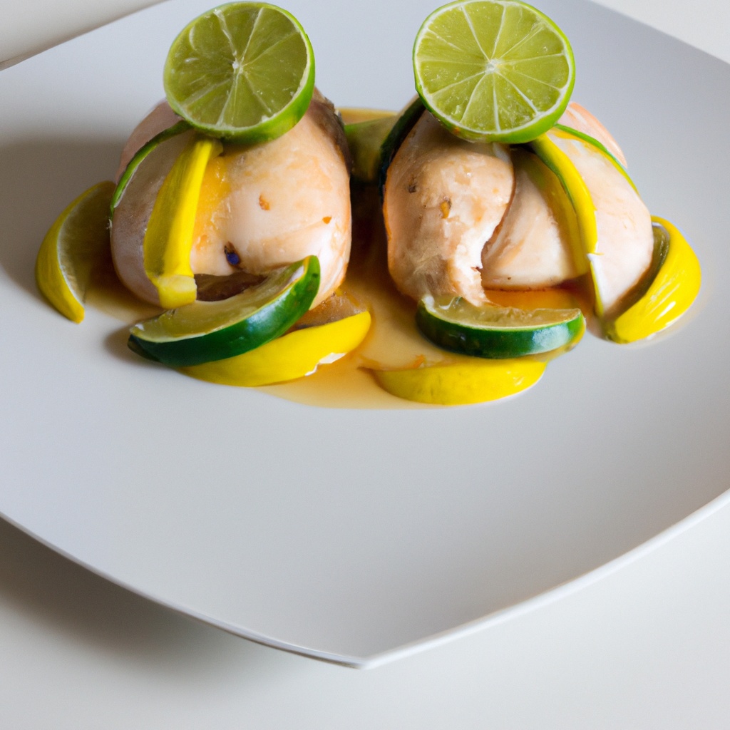 Low-Heat Poached Chicken with Citrus and Ginger