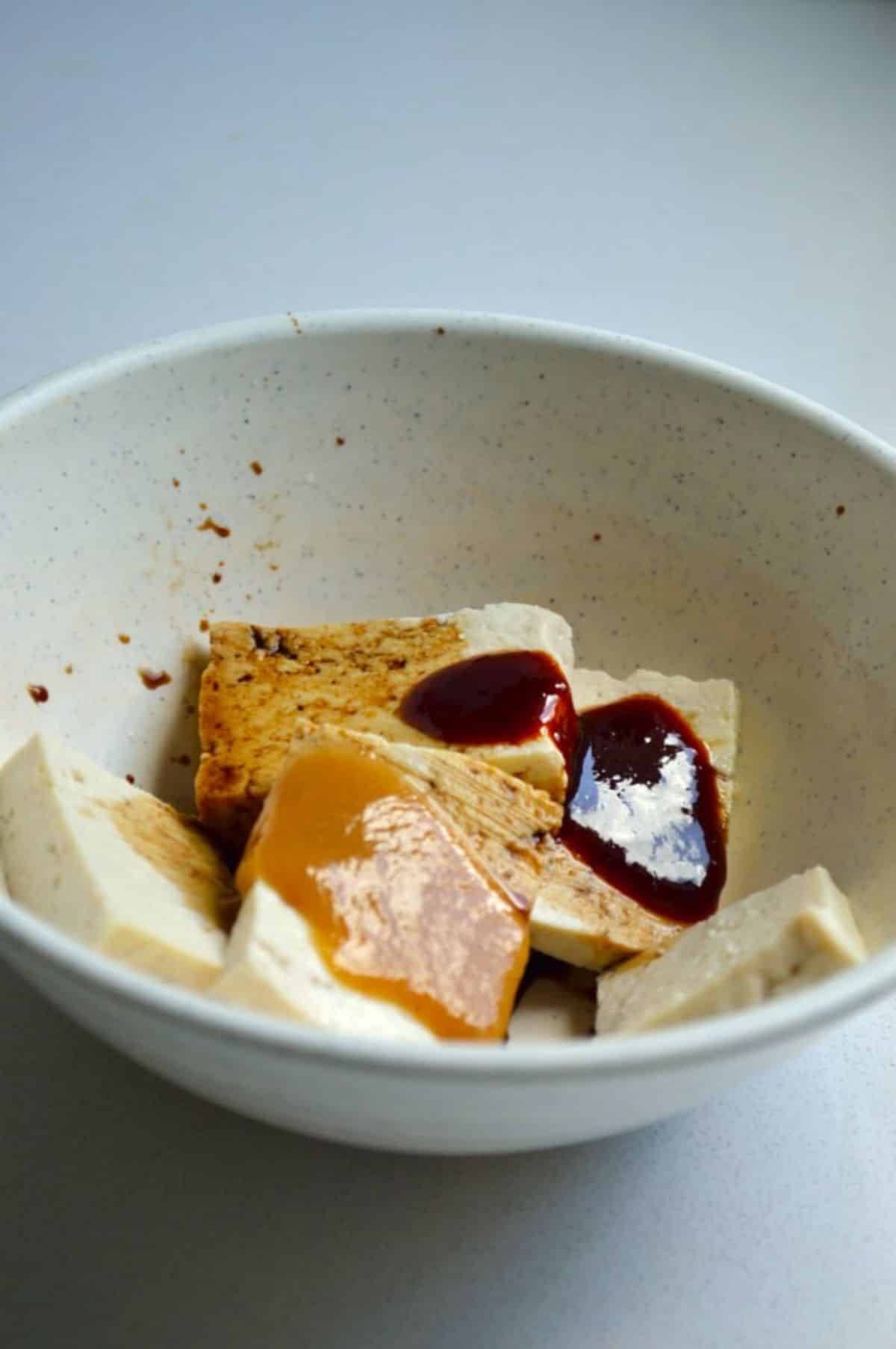Pan-Fried Sesame Tofu with Ginger-Soy Glaze