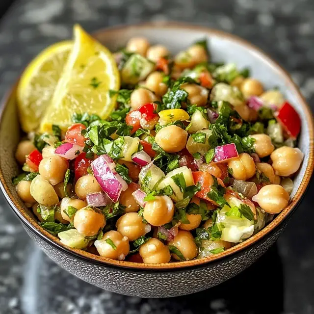 Grilled Lemon-Tahini Chicken Salad with Chickpeas
