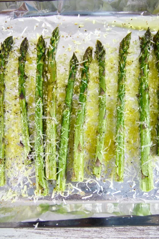 Keto Herb-Crusted Steak with Roasted Asparagus