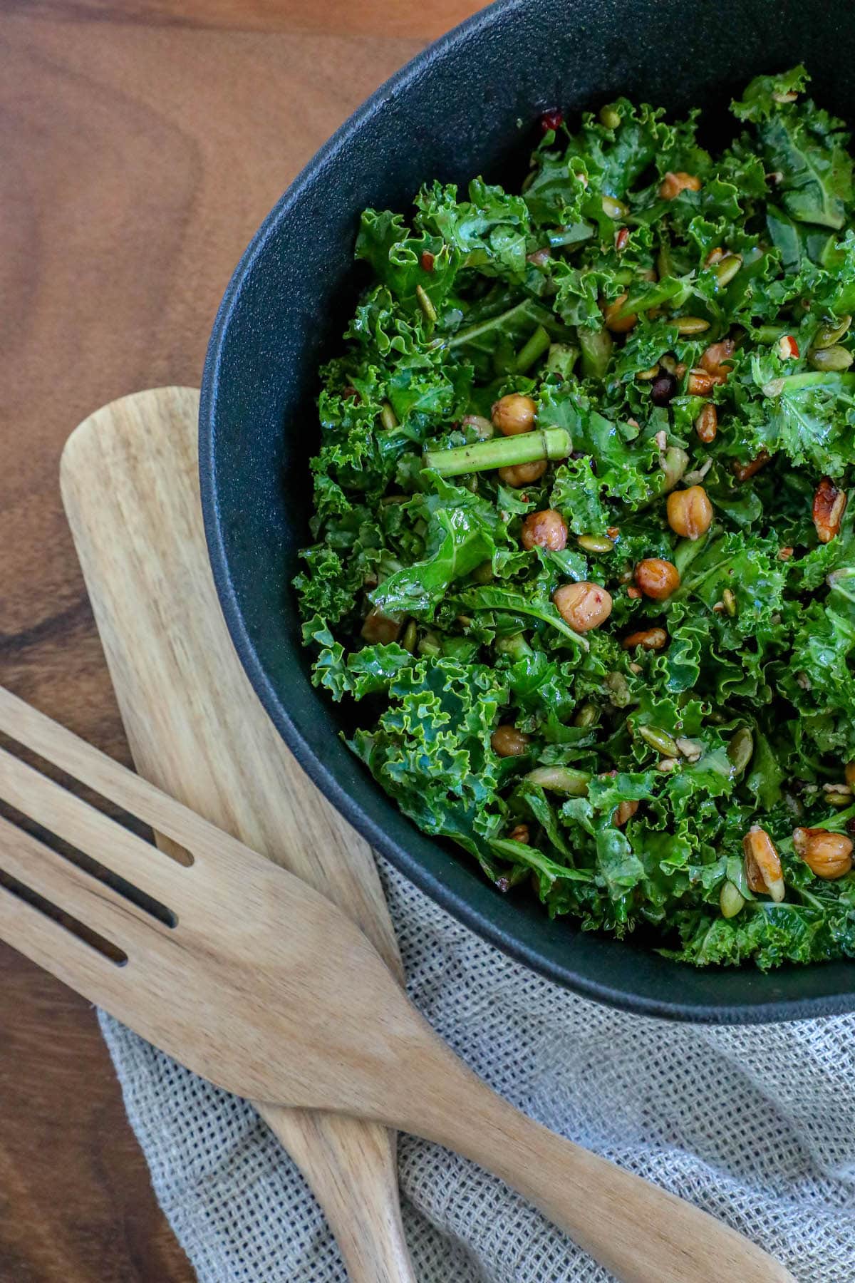 Pomegranate and Za’atar Roasted Chickpea Salad