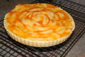 Ginger-Spiced Pear and Almond Tart
