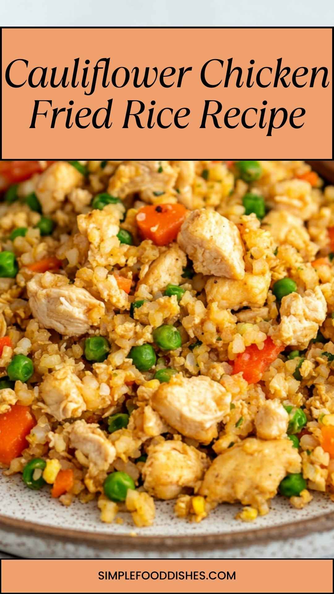 Sautéed Chicken with Nut-Free Spiced Cauliflower Rice
