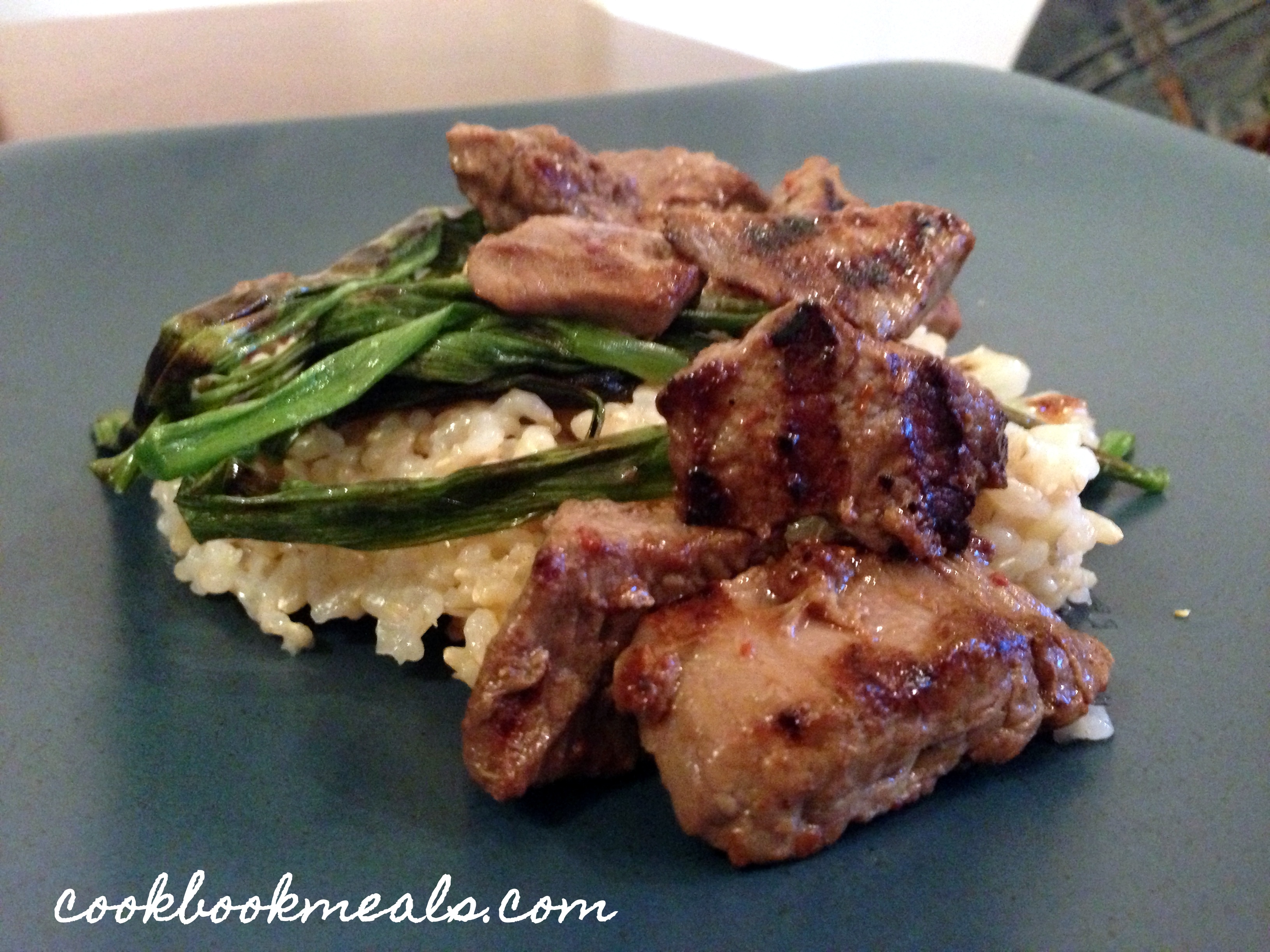 Soy-Ginger Glazed Korean Stir-Fried Beef with Scallions