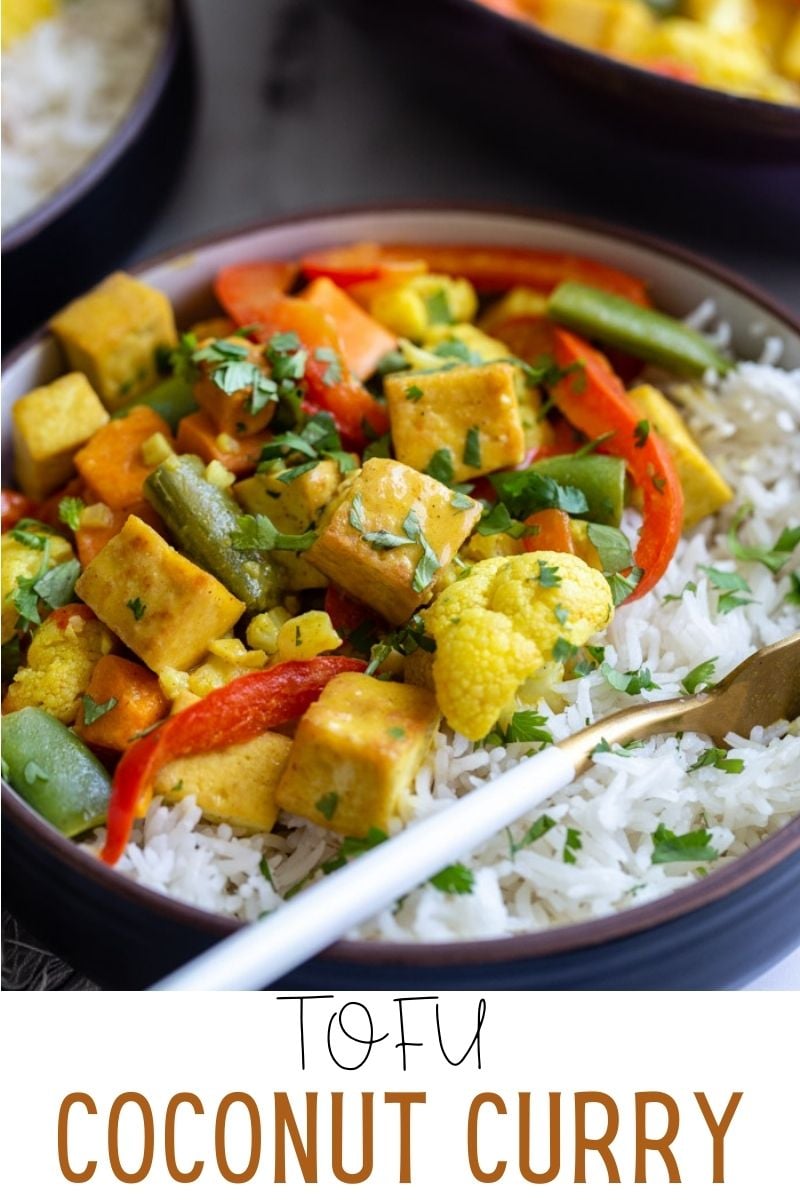 Southeast Asian Coconut Curry with Tofu and Vegetables