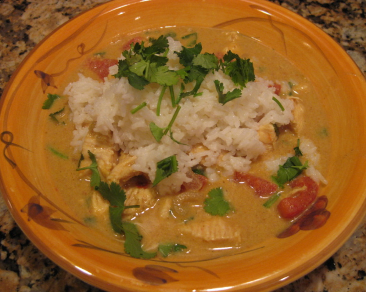 One-Pot Spicy Coconut Chicken Curry