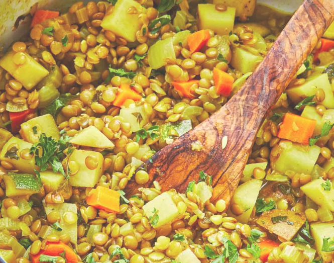 Ethiopian-Inspired Lentil and Vegetable Stew with Turmeric