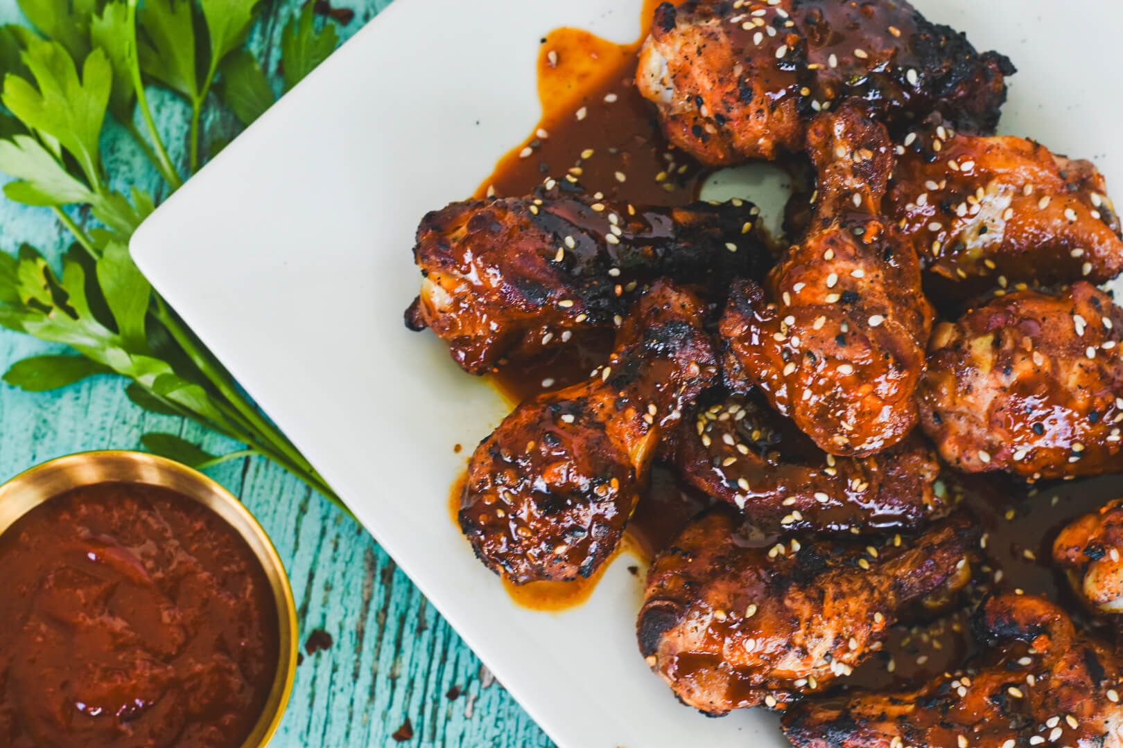 Soy-Ginger Glazed Korean Wings