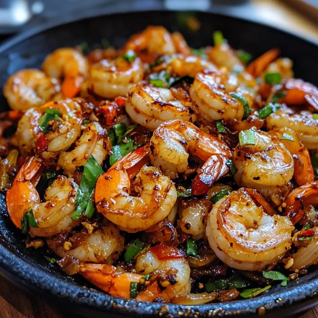 Spiced Burning Crusade Shrimp Stir Fry