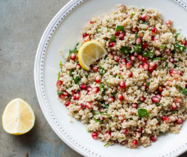 Citrus-Spiced Quinoa Salad with Pomegranate and Mint