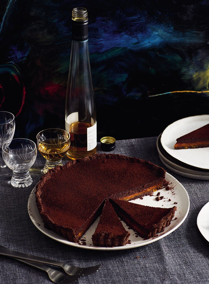 Orange-Zest Chocolate Tart