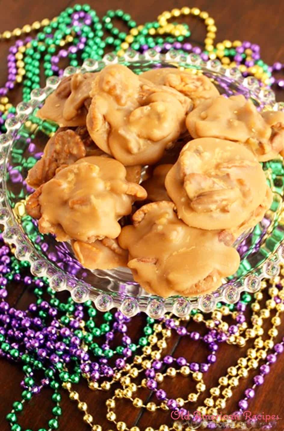 Deep-Fried Mardi Gras Bead-Shaped Pralines