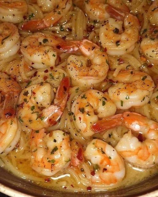 Sautéed Shrimp with Lemon Basil Butter