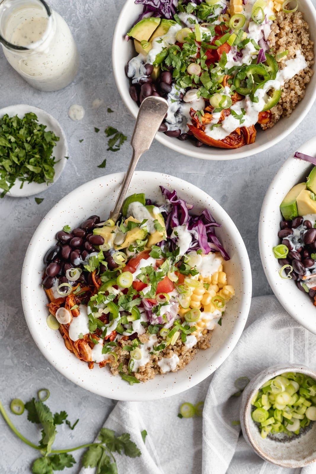 Mexican Chicken and Quinoa Bowls