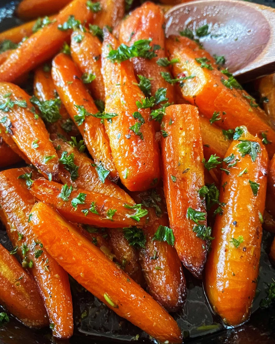 Honey-Garlic Roasted Carrots to Ease Sore Throat